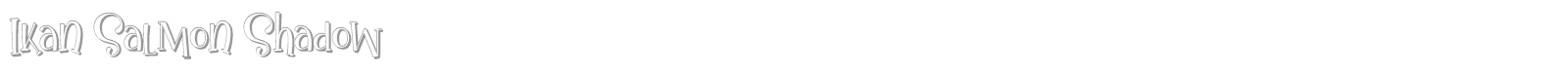 Ikan Salmon font preview